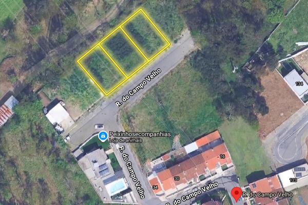 3 Lotes de Terrenos – Mire Tibaes / Braga