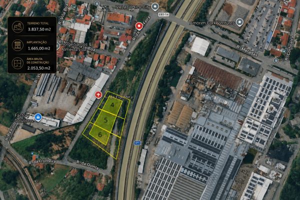 Terrenos Industriais em Mozelos
